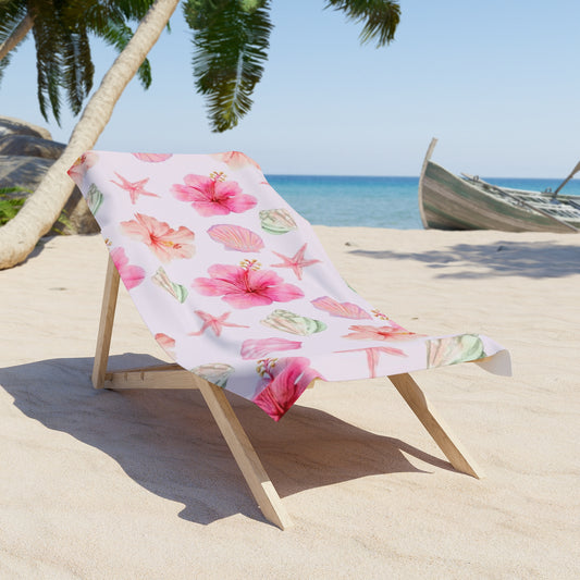 Flower Shell Beach Towel