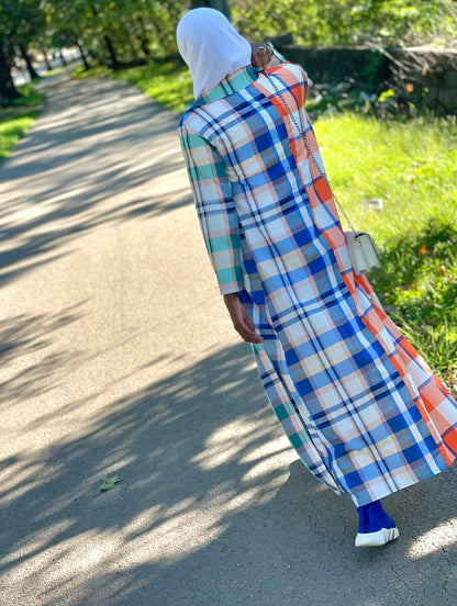 Plaid Spring Duster