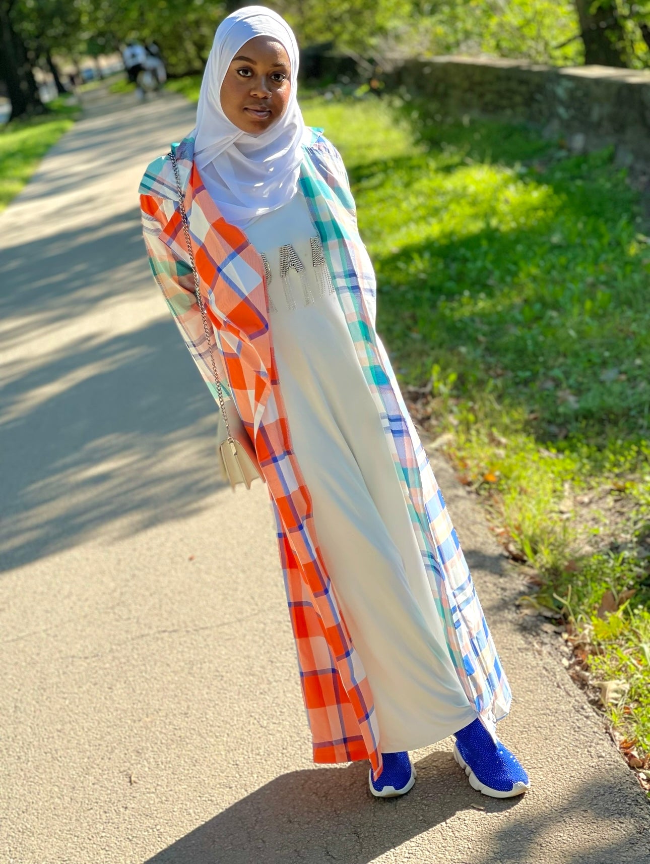 Plaid Spring Duster