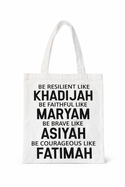 Women of Faith Inspiration Canvas Tote