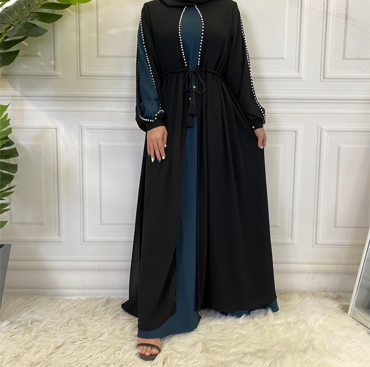 Pearled Luxury Abaya