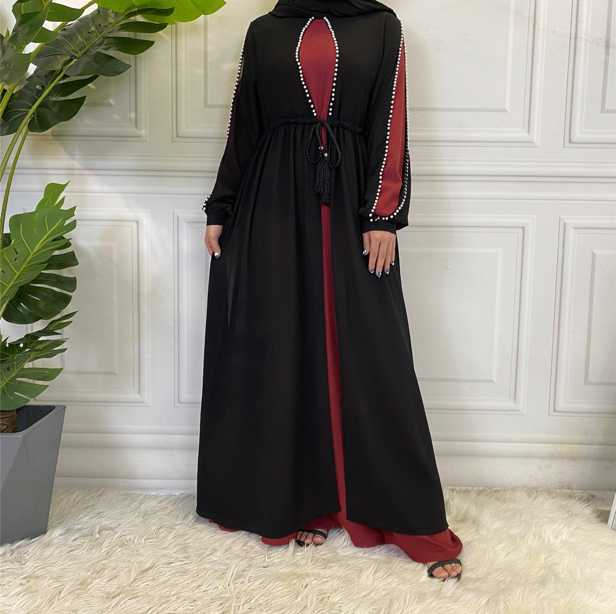 Pearled Luxury Abaya
