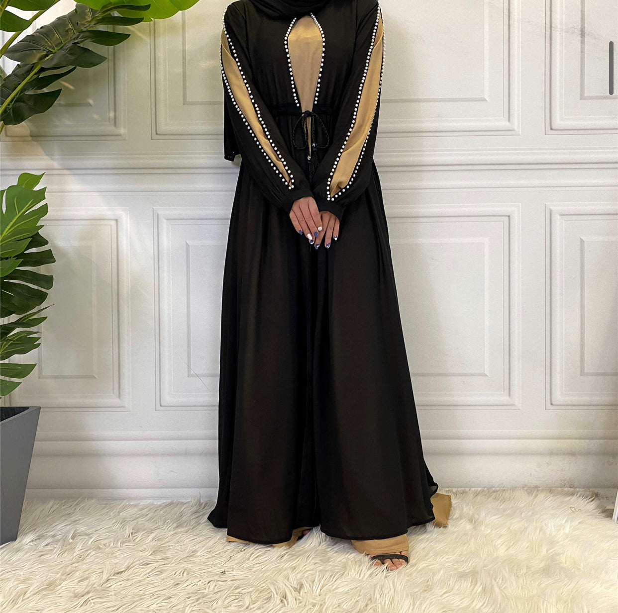 Pearled Luxury Abaya